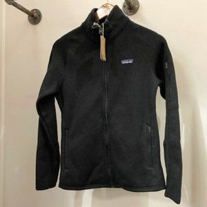Patagonia Women's Better Sweater Fleece Jacket NWT Black Small